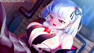 Hentai Animated Uncensored Adorable Looking Teenie With Long Titties Lets Makes You Cum With Her Huge Tongue