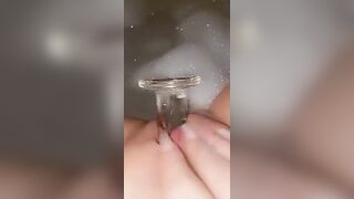 Pregnant next door loves her sex toy