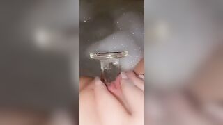 Pregnant next door loves her sex toy
