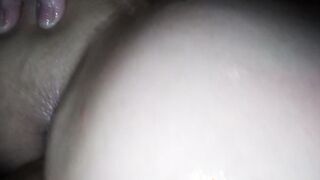 Oiled huge butt gets screwed rough