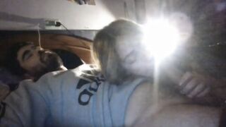 Latin Blonde loves to suck my Huge Penis until Jizzed watching Netflixxx | bbc Sex Oral # one