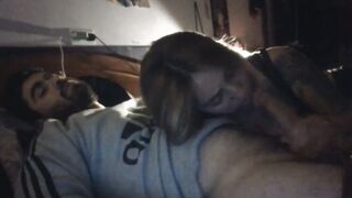 Latin Blonde loves to suck my Huge Penis until Jizzed watching Netflixxx | bbc Sex Oral # one