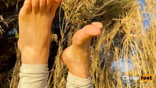 My Beauty Soles Foot on the beach ,subscribe homemades to WATCH more !