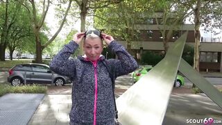 GERMAN SCOUT - cougar MANDY DEEP ANAL SEX AT STREET