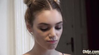 Deep doggy style fuck with beautiful Cutie 19 year older
