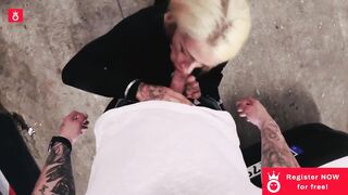 Tattooed thot Harleen van Hynten gets dicked down by a