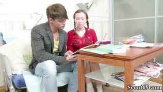 HUGE COCK BOY SEDUCE CUTE 19 YEAR OLDER BRIDGETTE to POUNDED HER