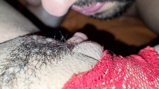 Sex Tape caseiro:Chupou minha boceta meu grelo inchou me fez gozar