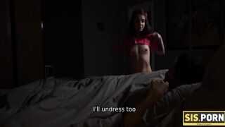 SIS. PORN. Young woman bails on morality and goes to handsome