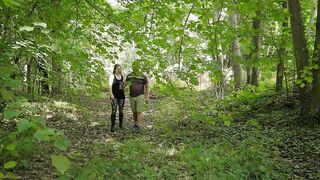 19 Yo kinky nailed in forest