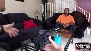 EVASIVE ANGLES Dark Haired beauty Miss Raquel has Maurice, who