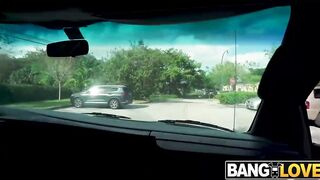 Gold-Digger Laila Lust Hops into The Bus