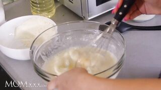 MOMxxx Beauty lesbian Stepmom spanks and licks blonde barely legal inside the kitchen