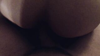 pov Hubby and Wifey doggy style Cream Pie Teaser tape