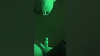 Cloudy teaser fun with daddy sucking clouds on his dick while on my knees begging him for more