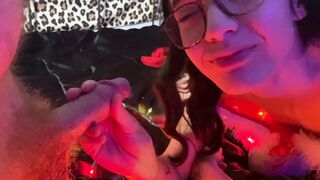 LIL BABY SEL WANTS DICK FOR XXXMAS - FEM DOM COWGIRL + CREAMING four SANTA