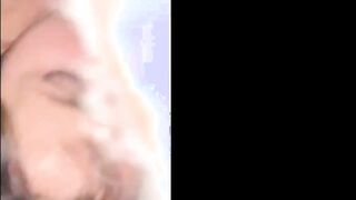 Bimbo ex-wife has fun inside a gang bang of bulls that cum into her mouth
