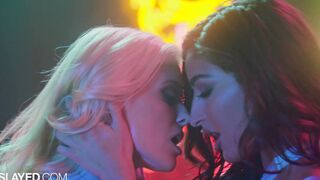 SLAYED Luscious ladies Emily & Charlotte lap each other up