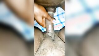 I rubbed her vagina with my penis and she squirted nonstop like a fountain ⛲