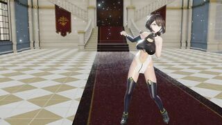 【MMD R-barely legal SEX DANCE】BALTIMORE DANCING SEXSUAL AND NUDE CELEBRATES HER HUGE TITTED セクシーな女の子[MMD]