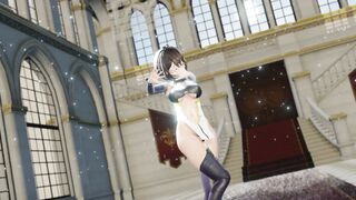 【MMD R-barely legal SEX DANCE】BALTIMORE DANCING SEXSUAL AND NUDE CELEBRATES HER HUGE TITTED セクシーな女の子[MMD]