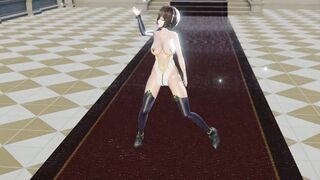 【MMD R-barely legal SEX DANCE】BALTIMORE DANCING SEXSUAL AND NUDE CELEBRATES HER HUGE TITTED セクシーな女の子[MMD]