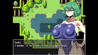 Yuka Scattred Shard Of The Yokai [PornPlay Anime game] Ep.11 swimsuit fucking inside the forest pond