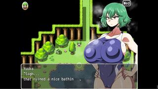 Yuka Scattred Shard Of The Yokai [PornPlay Anime game] Ep.11 swimsuit fucking inside the forest pond