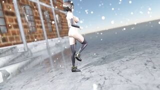 【MMD R-barely legal SEX DANCE】SEXI WOMEN DANCING EXITED SHOWS HER HUGE TITSホットダンス[MMD]
