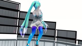 【MMD R-teenagers SEX DANCE】MIKU INSANE DANCE SWEET BUTT PERVERSE BOOTY INSANE SATISFACTION 強烈な女の子 [MMD R-18]