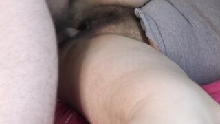 Huge passionate bareback sex with a BBW GF ends as impregnating cummed! - Compilation