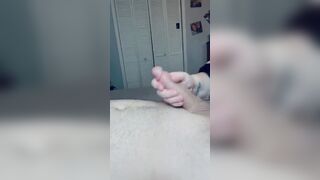Edging him till he explodes