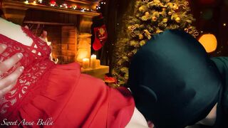 XXXMAS - For Christmas my hubby lick my snatch, fucked me rough and cum on my clothes, What else ?