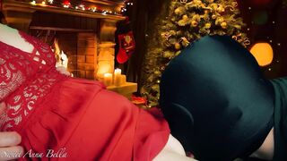 XXXMAS - For Christmas my hubby lick my snatch, fucked me rough and cum on my clothes, What else ?