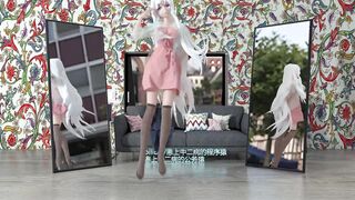【MMD R-18 yo SEX DANCE】INTENSE RIDES YUMMY SWEET BANGED! LUKA LONG BOMBSHELL BUTT ホットお尻 [MMD]