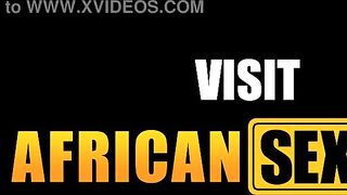African hot deep throat hugest penis, she fits it whole