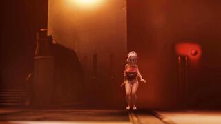 【MMD R-barely legal SEX DANCE] HAKU DANCING NAUGHTY DANCE SHOWS HER LONG TITTED ホットな女の子[MMD R-18]