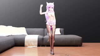 【MMD R-teen SEX DANCE】PERFECT LONG LOVELY BOOTY SWEET SATISFACTION EXTREME BABE BUTT 激しいセックス [MMD]