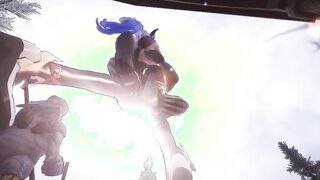 【MMD R-barely legal SEX DANCE】GANYU WALKING SATISFIES WITH EXTREME SATISFACTION RECEIVES VOLUPTUOUS MONSTER NAILED セクシ[MMD]