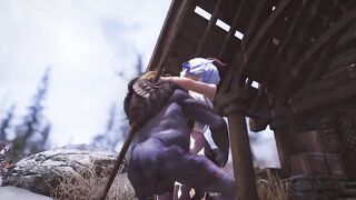 【MMD R-barely legal SEX DANCE】GANYU WALKING SATISFIES WITH EXTREME SATISFACTION RECEIVES VOLUPTUOUS MONSTER NAILED セクシ[MMD]