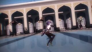 【MMD R-eighteen SEX DANCE】MONA DANCING GETS NUDE AND SHOWS HER BOOBS AND HER BOOTY BAE DANCE ホットな女の子[MMD]