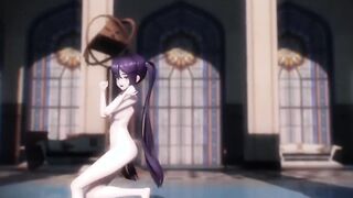 【MMD R-eighteen SEX DANCE】MONA DANCING GETS NUDE AND SHOWS HER BOOBS AND HER BOOTY BAE DANCE ホットな女の子[MMD]