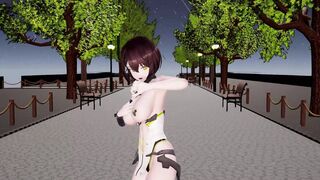 【MMD R-teens SEX DANCE】BALTIMORE DANCING UNDER THE EXITTING NIGHT SHOWS HER HUGE TITTED AND NAUG[MMD R-18]