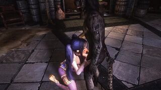 【MMD R-teen SEX DANCE】MONA SATISFIES HUGE BOMBSHELL BJ ON HUGE COCKセクシーな女の子[MMD]