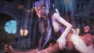 【MMD R-teen SEX DANCE】MONA SATISFIES HUGE BOMBSHELL BJ ON HUGE COCKセクシーな女の子[MMD]