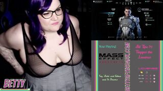 Chat Makes BBW Gamer Women Cum while She Plays Tape Games