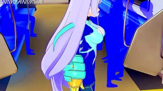 MY HERO ACADEMIA DEKU X NEJIRE HADO ANIMATED 3D UNCENSORED