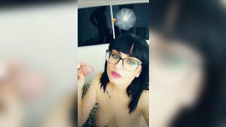 Blowing long Cock, feel so perfect
