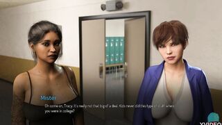 COLLEGE TIED #46 - Hottie Aisha and her long boobs