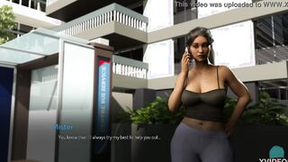 COLLEGE TIED #46 - Hottie Aisha and her long boobs